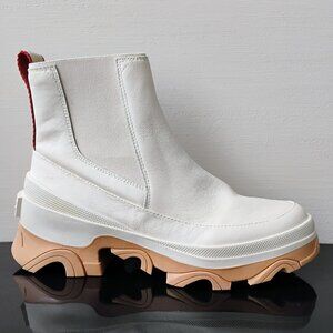 Sorel Women's Brex™ Waterproof Leather Chelsea Boot in Lovely Natural/Sea Salt